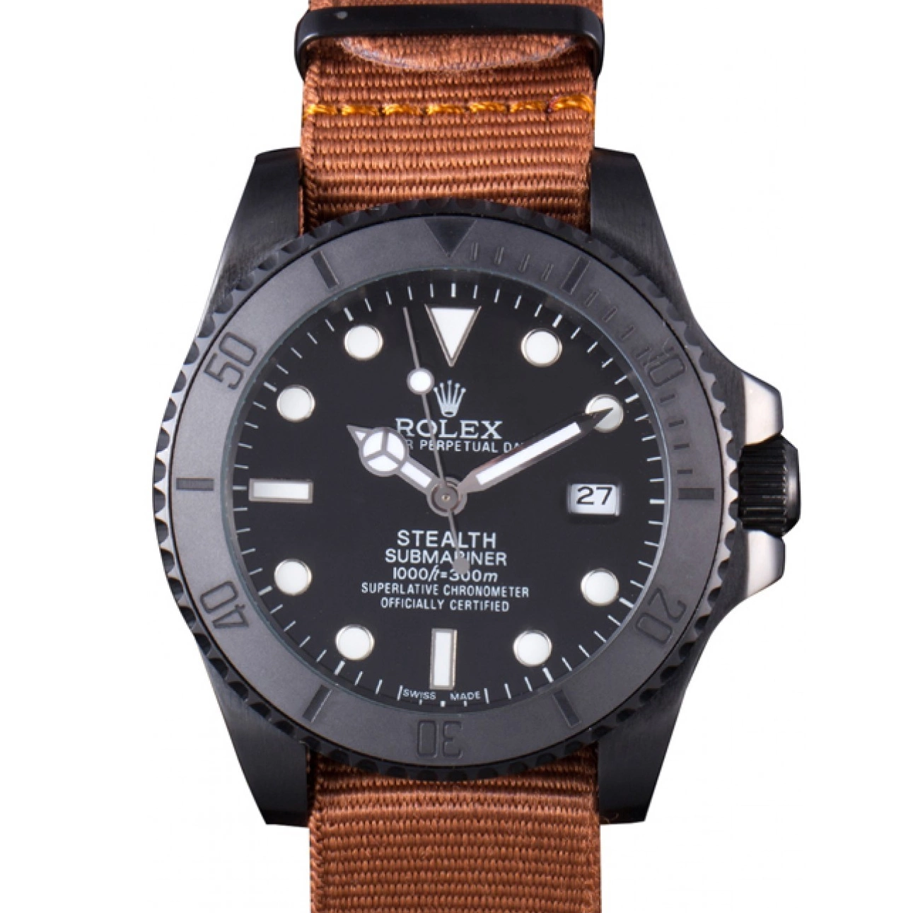 Submariner Fabric Brown STEALTH Rolex Band MK rl426 IV 621388 0706
